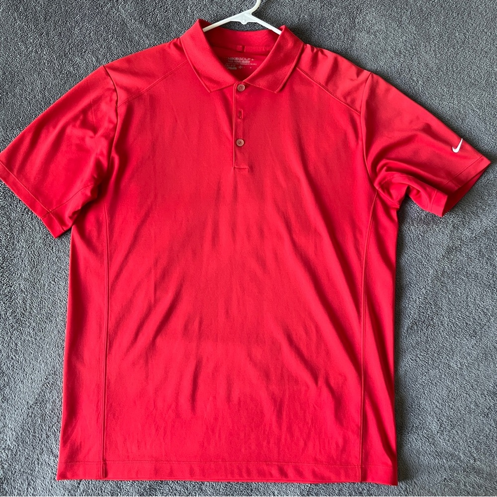 🔥Nike Men's Vibrant Red Polo Shirt